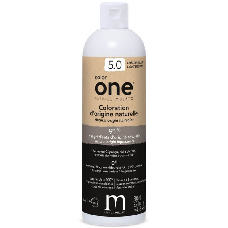 Coloration Color One 5.0 châtain clair Patrice Mulato 300ML