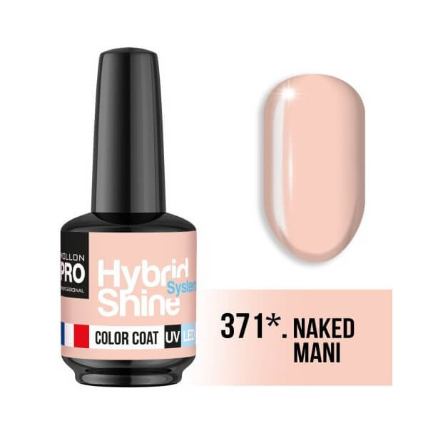 Mini vernis semi-permanent Hybrid Shine n°371  Mollon Pro 8ML