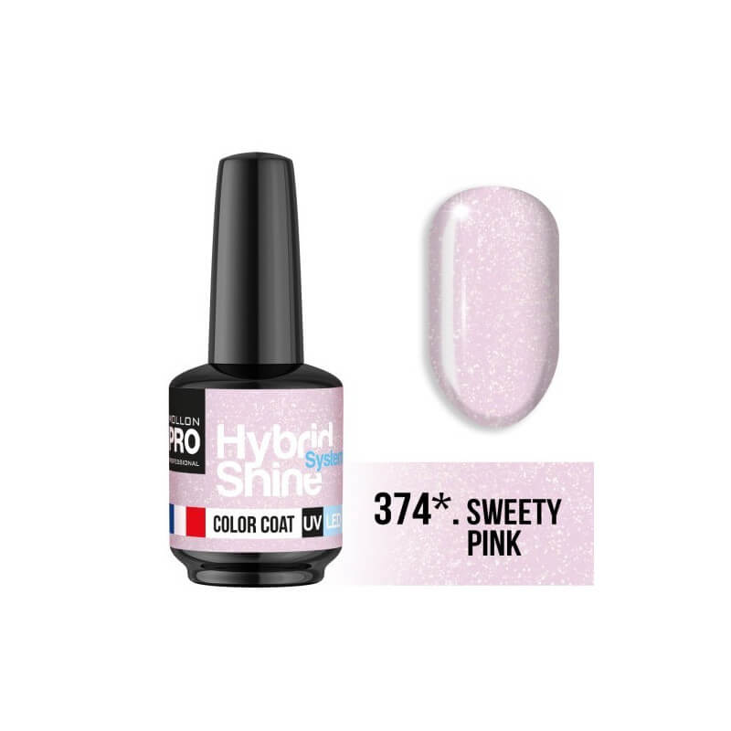 Mini vernis semi-permanent Hybrid Shine n°371  Mollon Pro 8ML