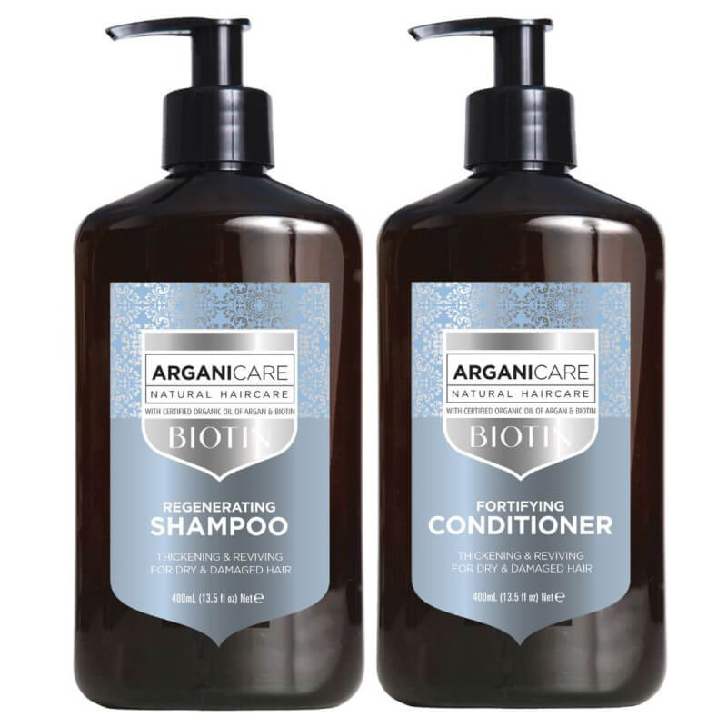 Duo cabelo seco & danificado Biotina Arganicare