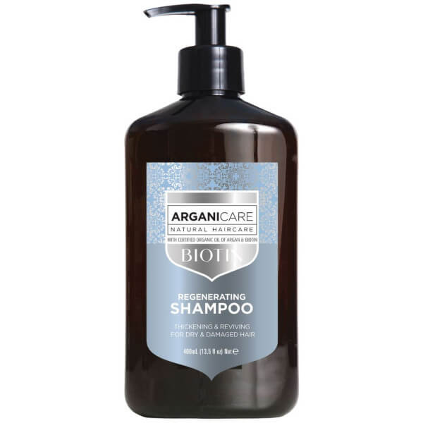 Champô regenerador para cabelos secos com Biotina Arganicare 400ML Champô regenerador para cabelos secos com Biotina Arganicare 400ML
