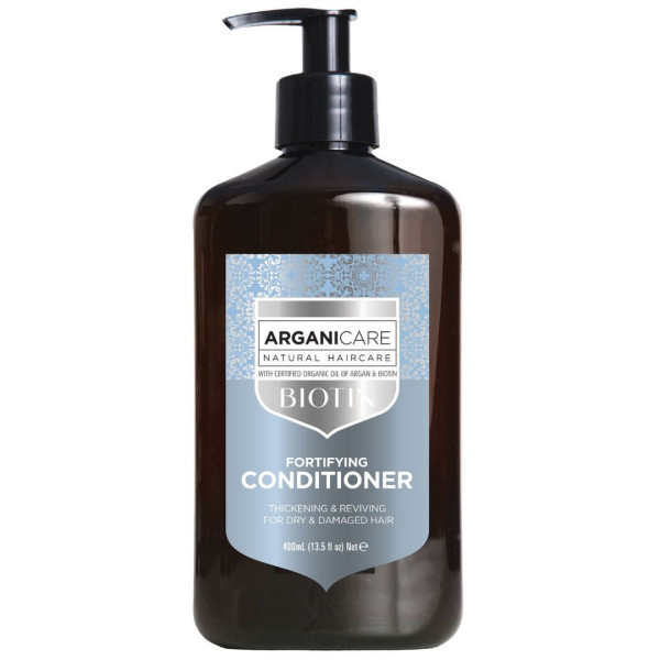 Après-shampoing fortifiant cheveux secs Biotine Arganicare 400ML