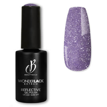 Nagellack Wonderlack Extreme schwarz reflektierend Beautynails 8ML