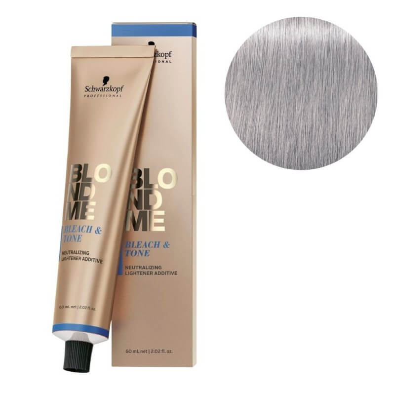 BlondMe Schwarzkopf 60ml as blonding ash additive cream with violet pigment.