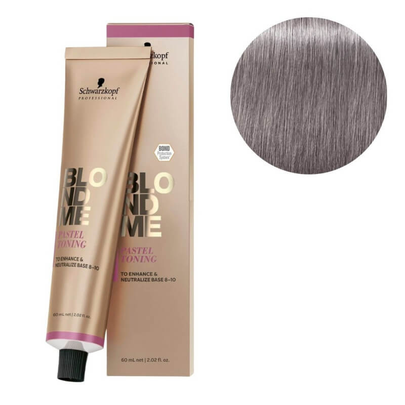 Blondiercreme zum Schattieren von Metallic-Rauchblau t BlondMe Schwarzkopf 60ml