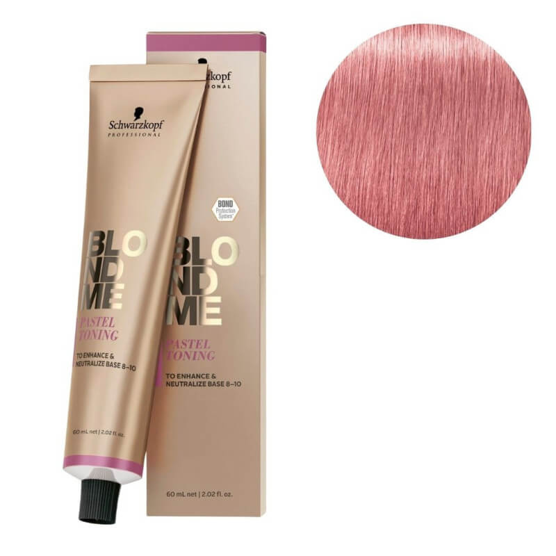 Creme de coloração loira com nuances de morango t BlondMe Schwarzkopf 60ml