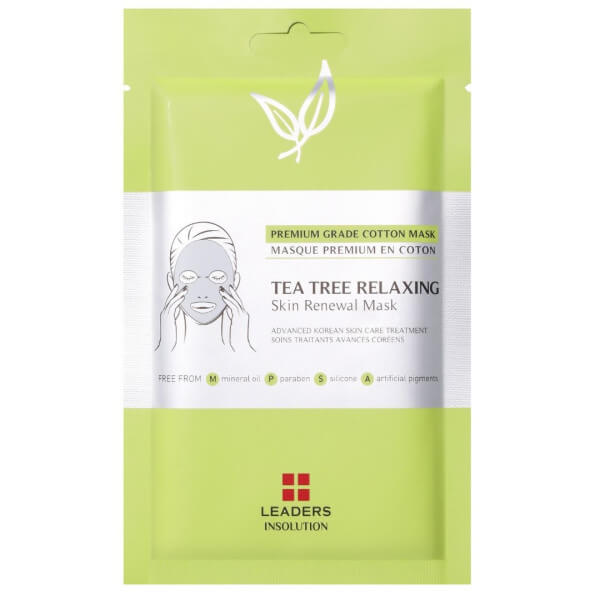 Maschera lenitiva e rilassante tea tree Leaders da 25ML