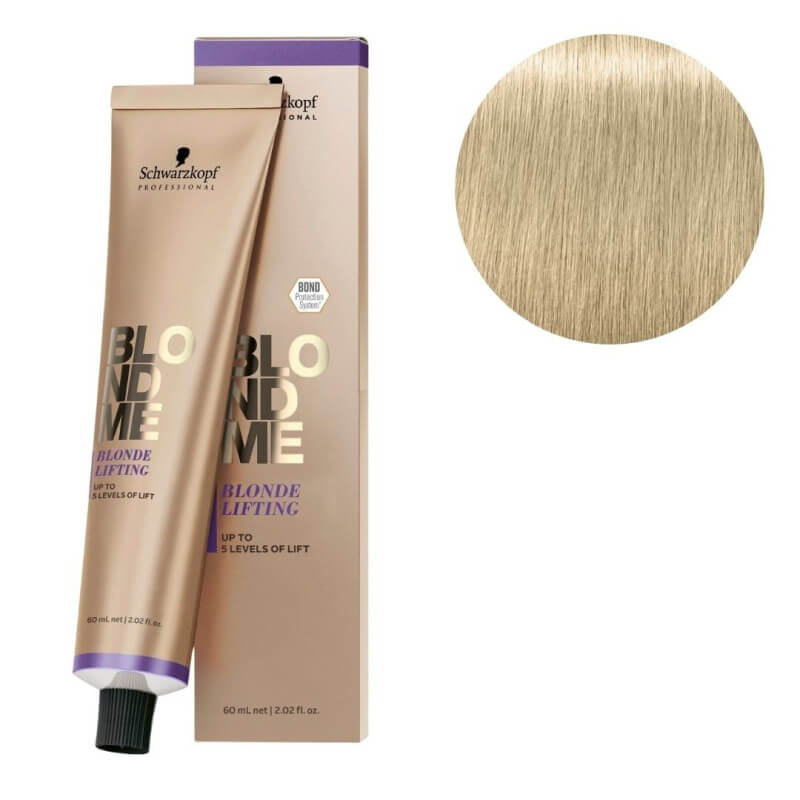 BlondMe Schwarzkopf 60ml ontkleuringscrème ijsglans lichter maken.