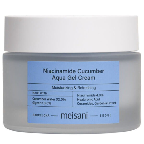 Crème-gel hidratante ultra leve com pepino Meisani 50ML