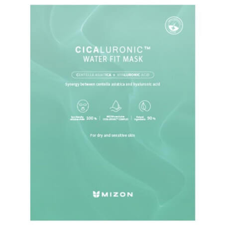 Máscara hidratante e calmante Cicaluronic Mizon 24g