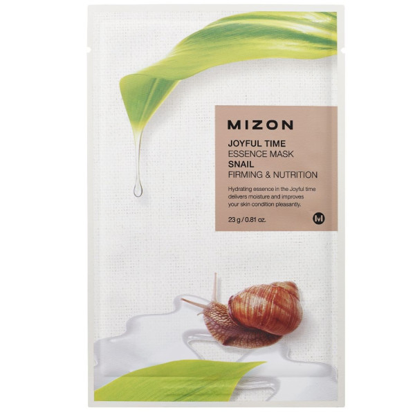 Smoothing mask with snail slime Joyful time Mizon 23g