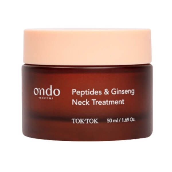 Cuidado para cuello y escote con péptidos y ginseng de Ondo Beauty 50ML.