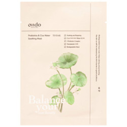 Máscara suavizante probiótica & água de cica To-dak Ondo Beauty