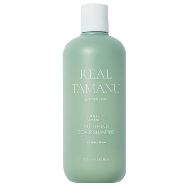 Shampoo lenitivo all'olio di tamanu Rated Green 400ML