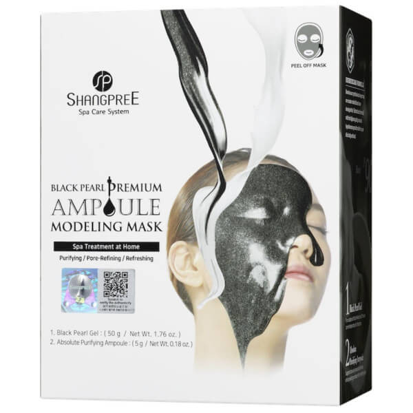 Set maschera modellante Shangpree Black Pearl 50g