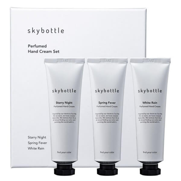 Coffret de 3 crèmes mains parfumées Skybottle 50ML