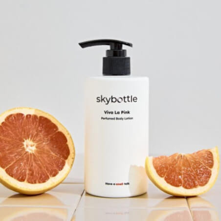 Bodylotion mit Zitrus- und Grapefruitduft Viva la pink Skybottle 300g