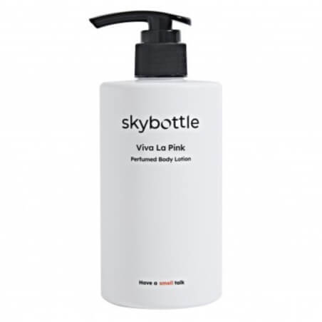 Lichaamslotion geparfumeerd met citroen & grapefruit Viva la pink Skybottle 300g