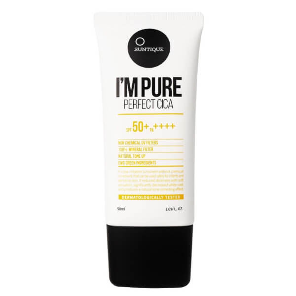 Protetor solar I'm Pure Perfect Cica SPF 50+ Suntique 50ml Protetor solar I'm Pure Perfect Cica SPF 50+ Suntique 50ml