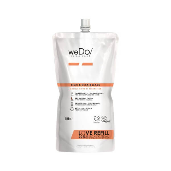 Rijke en herstellende masker weDo/ Professional 500 ml Rijke en herstellende masker weDo/ Professional 500 ml