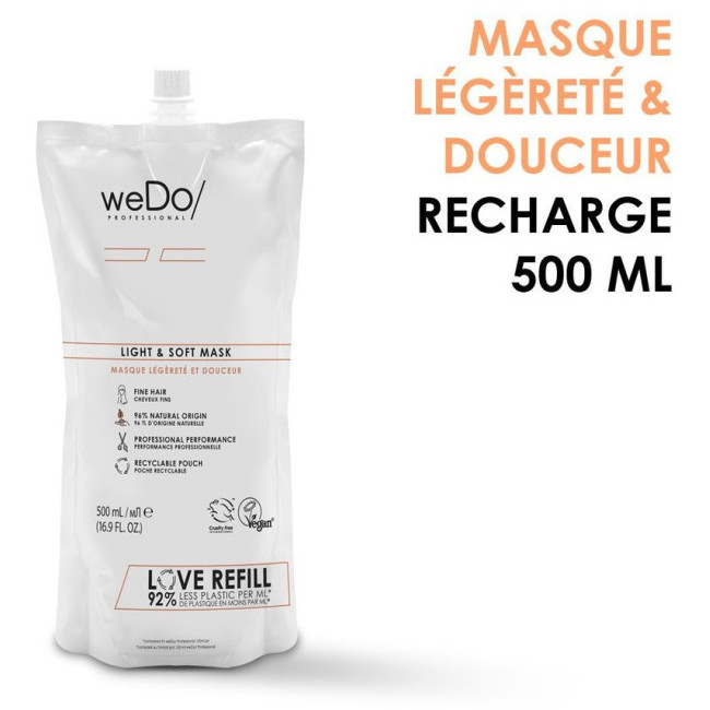 Masque Légèreté & Douceur recharge weDo/ Professional 500ml