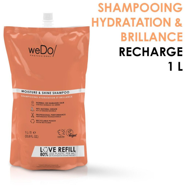 Shampooing Hydratation & Brillance recharge weDo/ Professional 1L