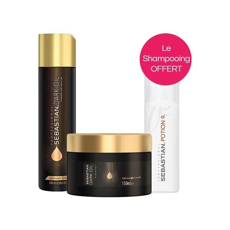 Oferta especial Dark Oil Sebastian Professional com champô OFERTA