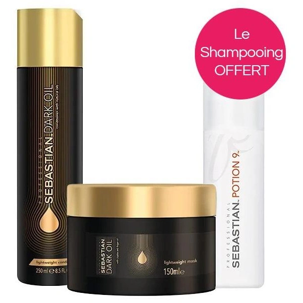 Oferta especial Dark Oil Sebastian Professional con champú GRATIS