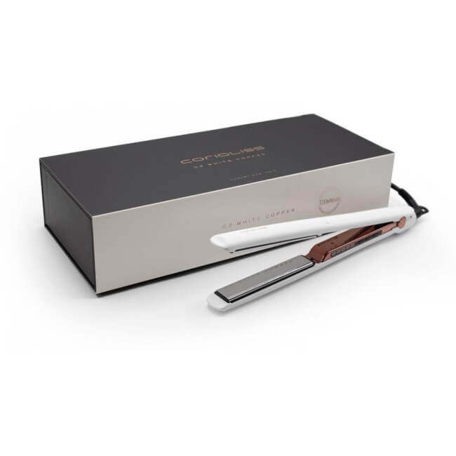 Corioliss C3 black soft touch copper straightener