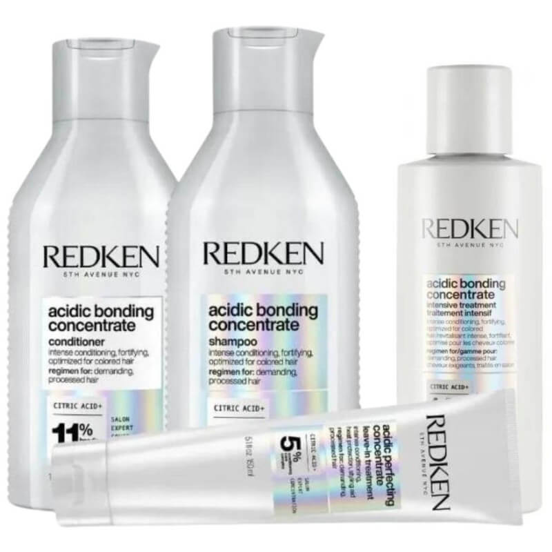 Routine de soins Acidic Bonding Concentrate Redken 

Routine voor zorg Acidic Bonding Concentrate Redken