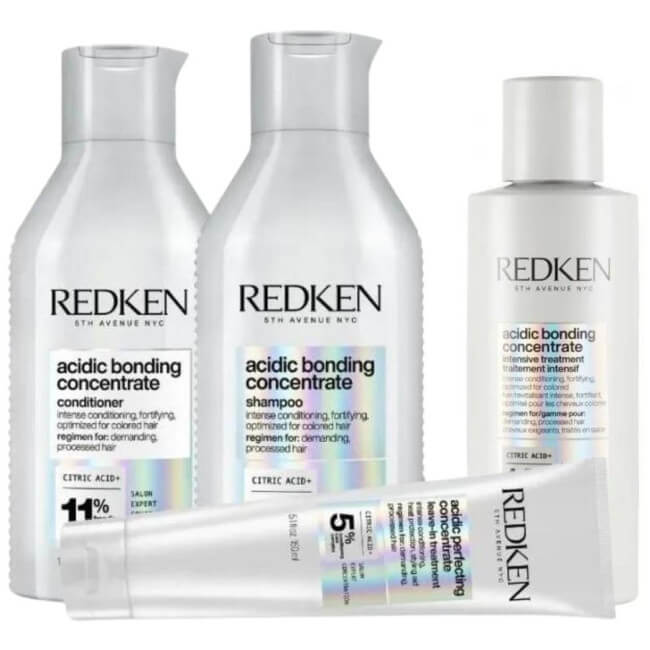 Routine de soins Acidic Bonding Concentrate Redken 

Routine voor zorg Acidic Bonding Concentrate Redken