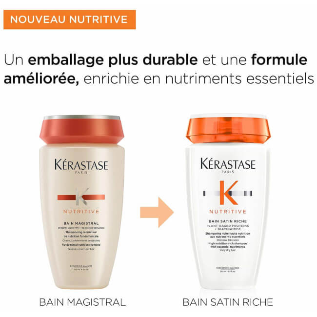 Baño satinado rico en nutrientes de Kérastase 250ML