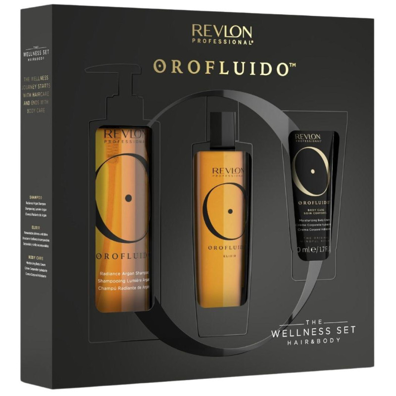 Revlon body box cream Christmas & Orofluido elixir