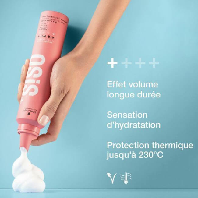 Mousse flexível OSIS+ Air Whip Schwarzkopf 200ML