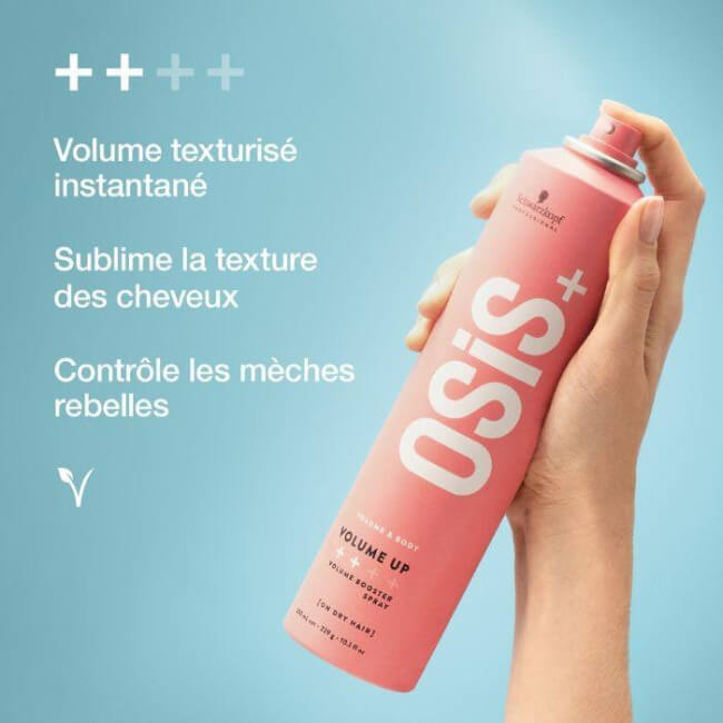 Volume do spray antiestático OSIS+ Volume Up Schwarzkopf 300ML