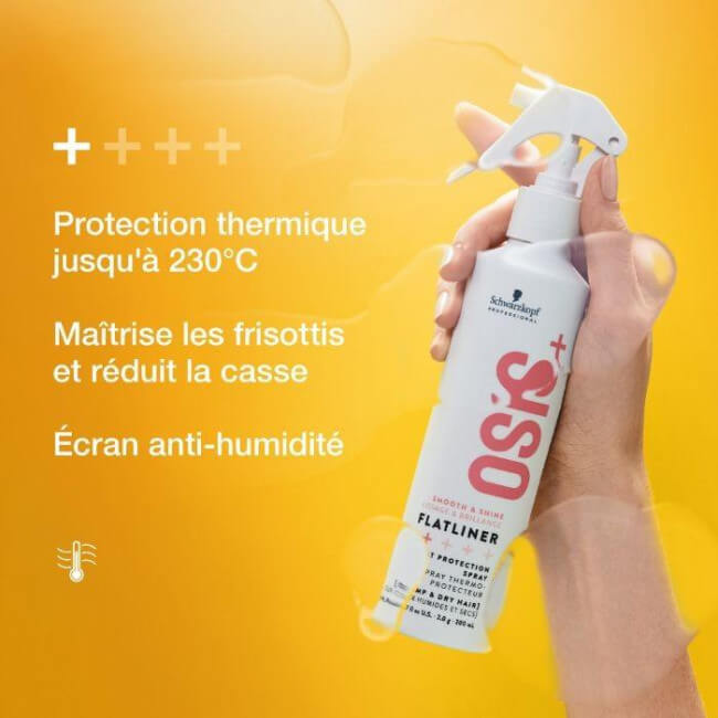 Spray termoprotetor OSIS+ Flatliner Schwarzkopf 200ML