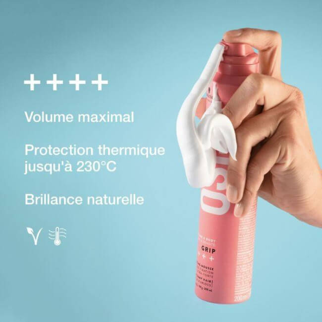 Mousse de fixação extra forte OSIS+ Grip Schwarzkopf 200ML