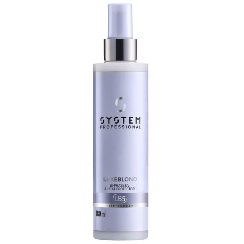 Spray Bifásico Antirrayos UV y Termoprotector LuxeBlond System Professional 180ml