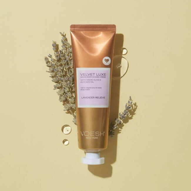 Creme para mãos e corpo Lavanda Velvet Luxe 236 ML da VOESH.