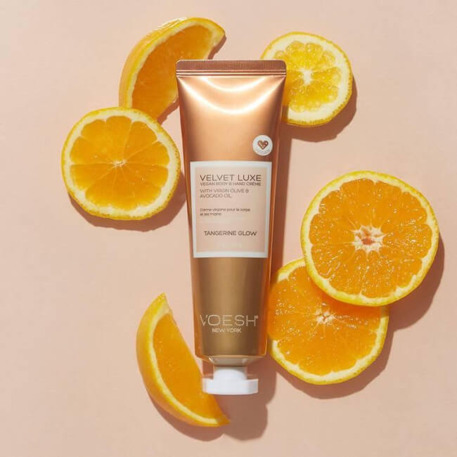 Creme para mãos e corpo Mandarina Velvet Luxe 236 ML VOESH