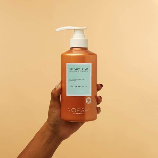 Creme para mãos e corpo de pepino Velvet Luxe 500 ML VOESH