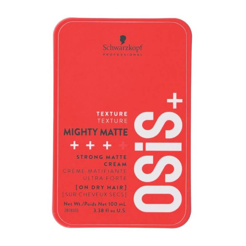 Matterende crème met sterke fixatie OSIS+ Mighty Matte Schwarzkopf 100ML