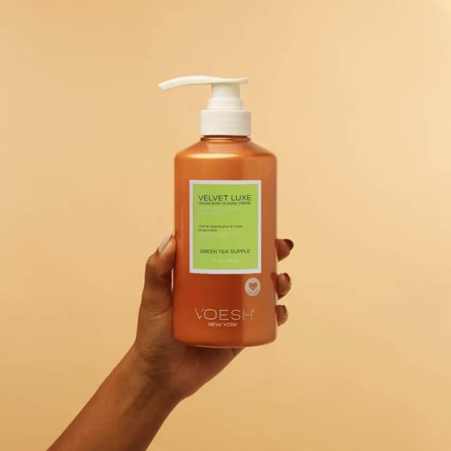 Creme para mãos e corpo Chá verde Velvet Luxe 500 ML VOESH