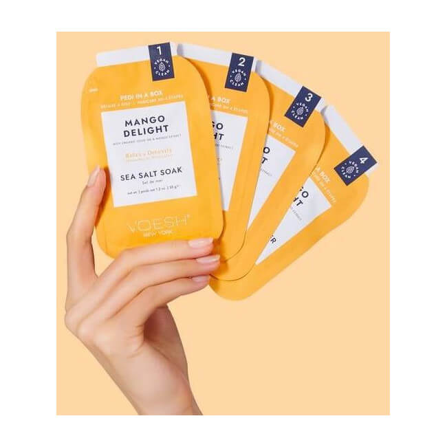 Voetverzorging 4 stappen Mango Mango Delight Pedi in Box VOESH