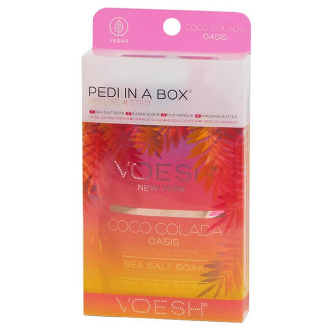 Soin des pieds 4 étapes Piña Colada Pedi in Box Édition Limitée VOESH