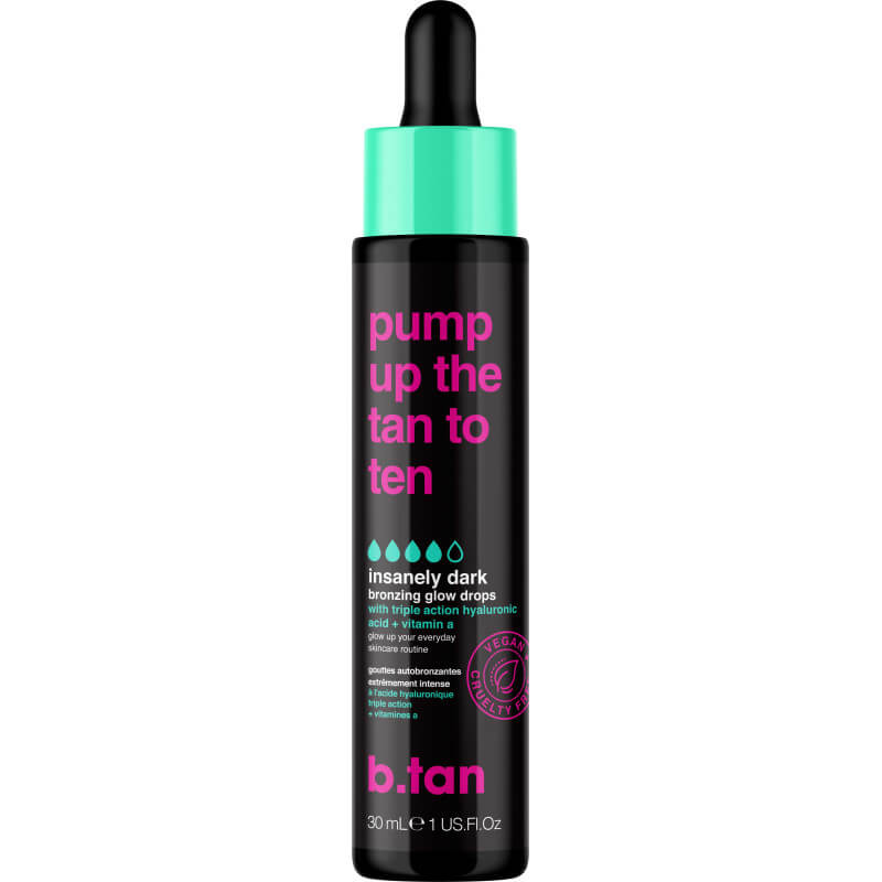 Gouttes autobronzantes super intenses Pump up the tan to ten... B.tan 30ML