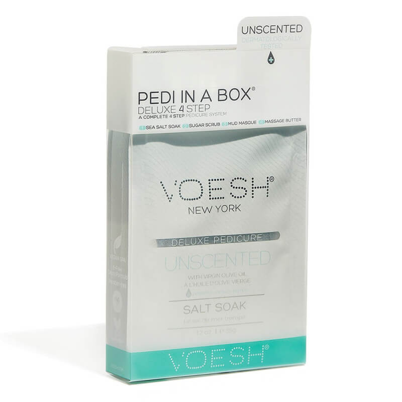 Cuidado dos pés em 4 etapas sem perfume Pedi in Box VOESH