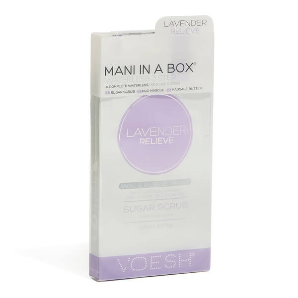 Cuidados com as mãos em 3 etapas Lavanda Mani in Box VOESH Cuidados com as mãos em 3 etapas Lavanda Mani in Box VOESH