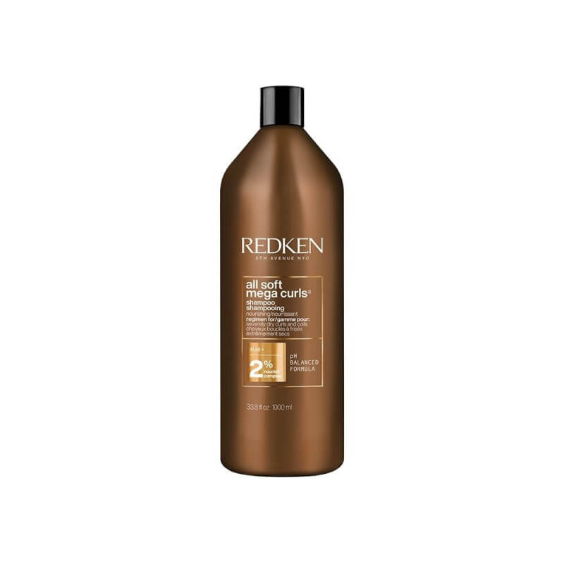 Redken All Soft Mega Curls Nährendes Shampoo für lockiges Haar, 300 ml