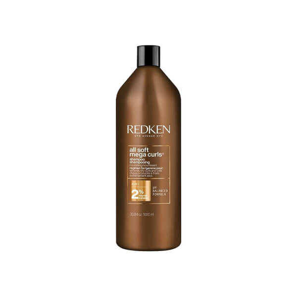 Redken All Soft Mega Curls Frizzy Champú para cabello rizado 1l